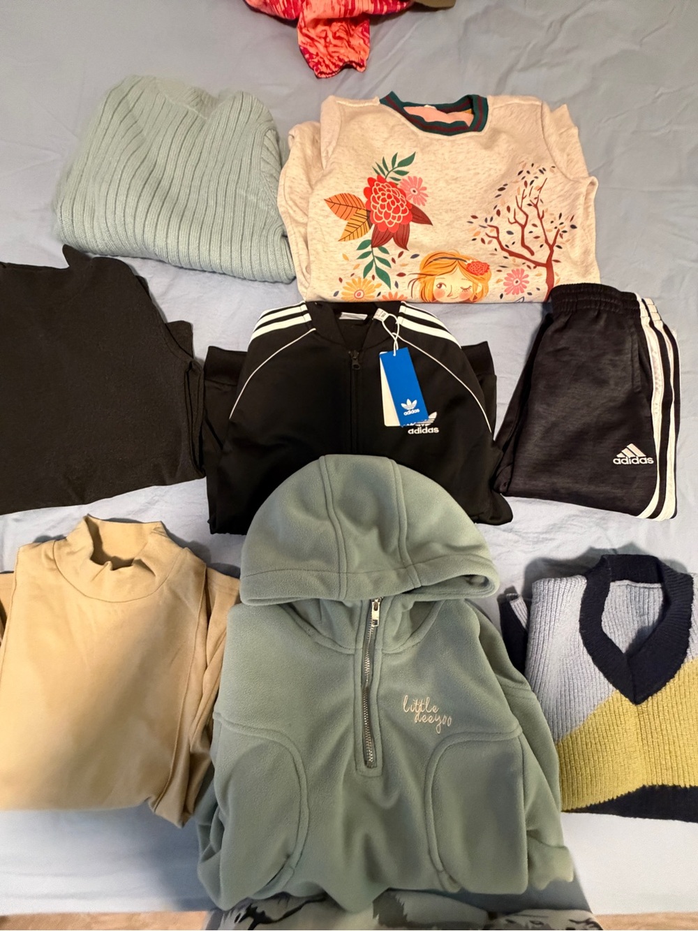 Kids jacket and shirts bundle
